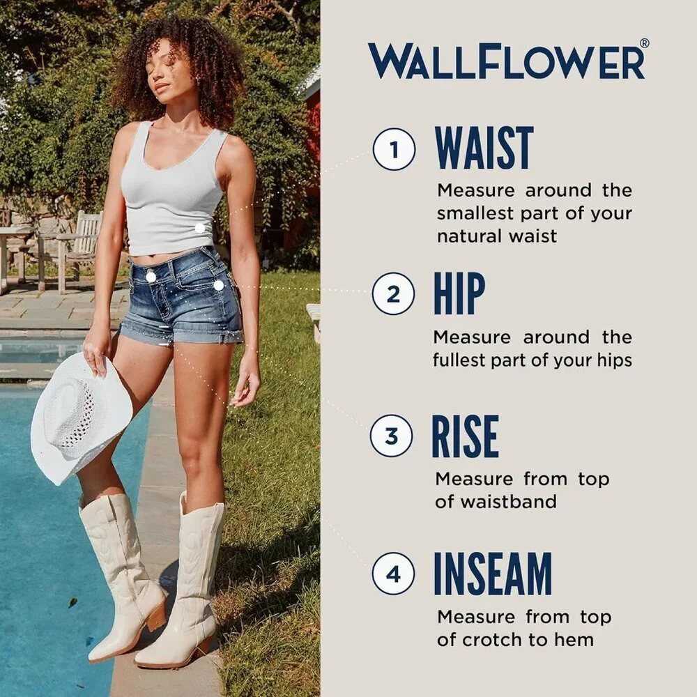 Women's Denim Bermuda Shorts 9 Inch Mid-Rise Plus Size Eco-Friendly Comfort